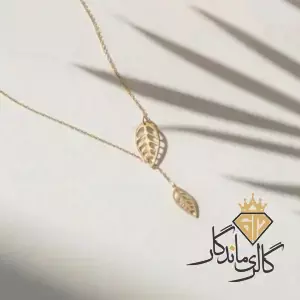 گردنبند طلا برگ 