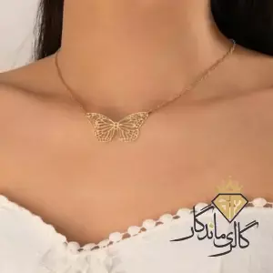 گردنبند طلا پروانه 