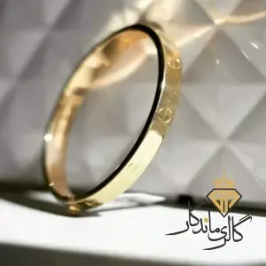 دستبند النگویی طلا کارتیه زرد