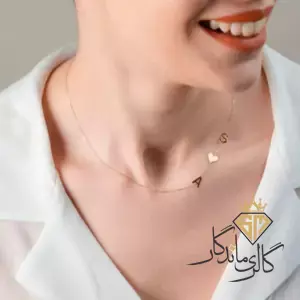 گردنبند طلا حروف من 