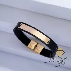 دستبند طلا چرمی الگانت 