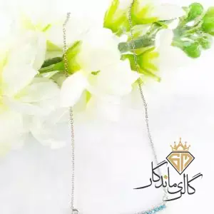 گردنبند با طراحی فیروزه