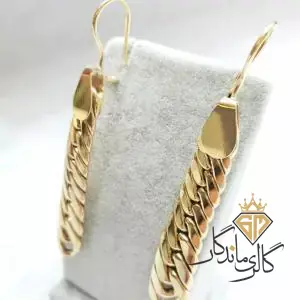 گوشواره طلا کارتیه حصیری 