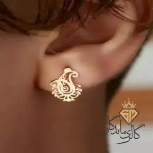 گوشواره طلا ترمه 