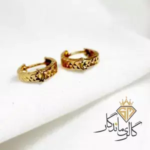 گوشواره طلا تراش کلیپسی