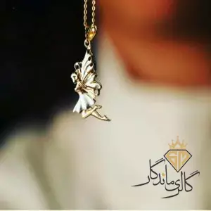 گردنبند طلا پروانه فرشته