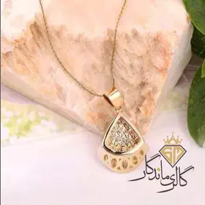 گردنبند طلا لیزی سه بعدی