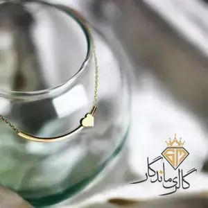 گردنبند طلا قلب دخترانه