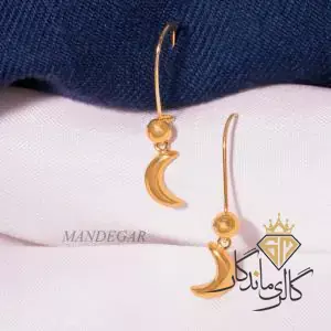 گوشواره طلا ماه