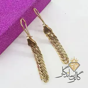 گوشواره طلا کارتیه حصیری