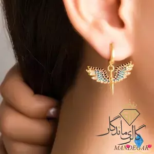 گوشواره طلا بال فرشته