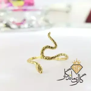 انگشتر طلا مار سبک