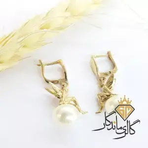 گوشواره طلا مروارید فرشته