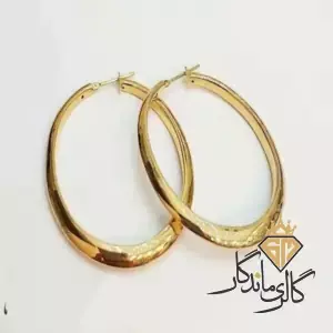 گوشواره طلا حلقه ای ساده