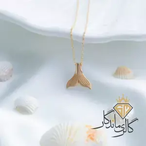 گردنبند طلا دم ماهی زرد