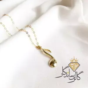 گردنبند طلا ملودی براق 