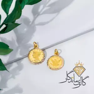 پلاک طلا سکه ای 