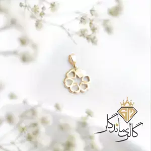 آویز طلا قلب ستارک 